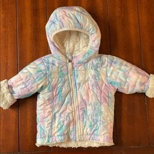 North Face baby reversible winter coat